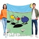 thumbnail image 1 of Peep y el Gran Mundo Ancho anti-pilling, suave, ligera, esponjosa y acogedora de lujo para hogar y cocina – Perfecta para niños y adultos, 100 x 150 cm, 1 of 6