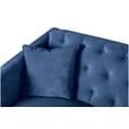 thumbnail image 4 of Sofá 3 Plazas Makora Velvet Azul Modelo Ivanka, 4 of 7
