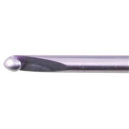 Crochet Lavender - 74084 Bamboo Handle-Silvalume Head Crochet Hooks 5.5 in. -Size G6 Lavender