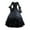#B Black, variant on Alkepwun Victorian Dress for Women Rococo Ball Gown Vintage Court Lace Overlay Bell Sleeves Floor Length Masquerade Theme Dresses Halloween Evening Dress