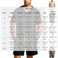 thumbnail image 3 of Stamzod Mens 2 Piece Short Set Summer Beach Outfit V-Neck Short Sleeve Linen Shirt and Shorts Sets Casual Track Suit, 3 of 5
