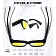 thumbnail image 5 of Joopin Night Vision Glasses for Driving Fit Over Glasses for Women Trendy Oversized Anti Glare Polarized Yellow Lens, 5 of 7