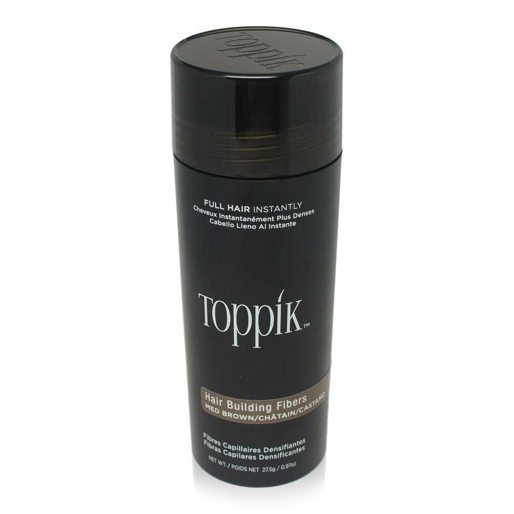 Toppik Hair Building Fibers, Medium Brown, 27.5g