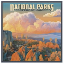 National park Wall Calendar, 16 Months, by Treads International