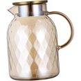 thumbnail image 1 of Sleek Glass Beverage Dispenser with Stainless Steel Filter, 1.8L, 1 of 1