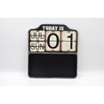 thumbnail image 1 of Black Today-Is Chalkboard Wood Calendar, 1 of 1
