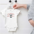 thumbnail image 5 of Yellowstone Dutton Ranch Y Brand Logo Romper Boys or Girls Infant Baby Brisco Brands NB, 5 of 6
