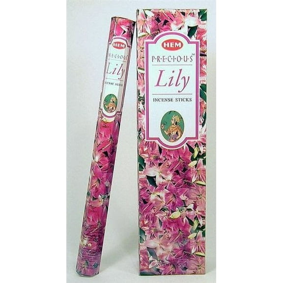 Hem Precious Lily Incense, 120 Stick Box