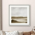 thumbnail image 3 of PixonSign Framed Canvas Wall Art Aerial View Cloudy Stormy Desert Landscape Print Nature Wilderness Fine Art Farmhouse/Country Minimal Artwork for Living Room, Bedroom, Office - 16"x16" White, 3 of 5