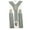 Light Grey, variant on Walbest Kids Boys Girls Fashion Adjustable Clip-on Y-Back Child Elastic Suspenders