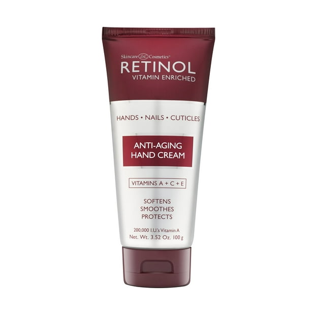 Skincare LdeL Cosmetics Retinol AntiAging Hand Cream 3.4 oz Walmart