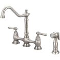 thumbnail image 1 of Americana 2AM501-BN Two Handle Kitchen Bridge Faucet - Brushed Nickel, 1 of 1