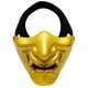 thumbnail image 1 of Máscara de media cara Máscara protectora multiusos Accesorios para fiestas de Halloween (Oro), 1 of 7