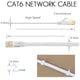 thumbnail image 5 of Comtelek Cable Ethernet Plano Cat6 De 200 Pies Con Clips Para Cables Cable De Conexión Ethernet Cat 6 Rj45 Cable De Red Delgado Cable Delgado Para Computadora De Internet - 200 Pies Blanco (60 Metros), 5 of 7