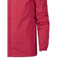 thumbnail image 4 of Daeful Coupe-Vent à Fermeture Éclair Complète pour Hommes, Veste à Capuche Respirante Couleur Unie Rouge P, 4 of 7