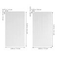 thumbnail image 2 of HOMEMAXS  8 Sheets Foam Double-sided Adhesive Pad Sound Proof Tape White, 2 of 8