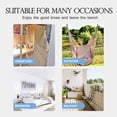 thumbnail image 5 of Hanging Hammock Chair Swing with Pocket, Max 300LBS Durable Rope Hanging Chair for Outdoor Indoor Bedroom Patio Yard, 5 of 10