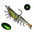 thumbnail image 5 of 1X Luminous Fishing Lure Bait Artificial Shrimp Lures Hook Prawn Soft Bait H6 Y2A3, 5 of 6