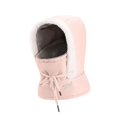 thumbnail image 3 of Gorro cálido de invierno para el cuello, para mujeres y hombres, ideal para senderismo, snowboard, acampada en climas fríos. Rosa, 3 of 8