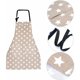 thumbnail image 3 of Delantal de estrella con bolsillo delantal de cocina ajustable delantal de cocina babero, 3 of 5