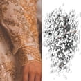 thumbnail image 4 of Rawiri 50G DIY PVC Sin agujero Circular? Lentejuelas Escenario Boda Ropa Suministros Accesorios (Plata 0.079 in), 4 of 8