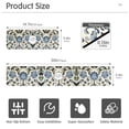thumbnail image 3 of Yayeee Faucet Mat for Kitchen Sink 14.7" Diatomite Long Splash Guard Pad, Blue Floral, 3 of 7