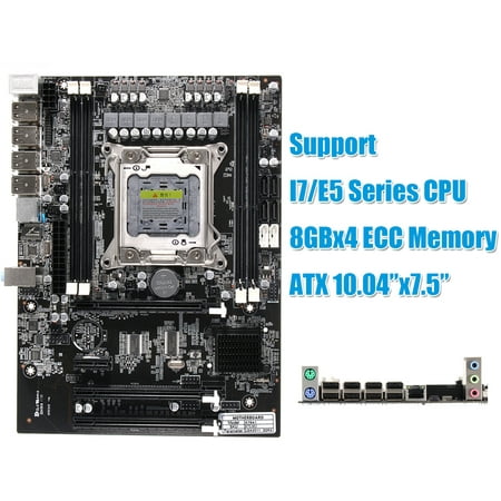 Grtsunsea Desktop Computer PC ATX Motherboard Dual USB 3.0 For Intel X79 SOCKET LGA 2011 DDR3 Support E5