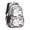 Cow and Moo White Pattern, variant on Cow and Moo White Pattern 16.9 Inch Lightweight School Bag, Cute Multi-Pocket Backpack with Padded Back for Daily Use