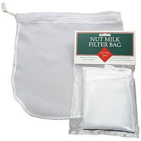 Honey Can Do Oval Nut Milk Filter Bag with Extra-Fine Mesh,