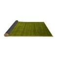 thumbnail image 2 of Ahgly Company Indoor Rectangle Abstract Yellow Contemporary Area Rugs, 2' x 5', 2 of 4