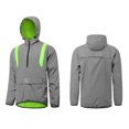 thumbnail image 3 of Veste de Cyclisme Réfléchissante pour Hommes, Coupe-Vent, à Capuche, pour Course, Randonnée, Marche, Sécurité Nocturne, 3 of 8