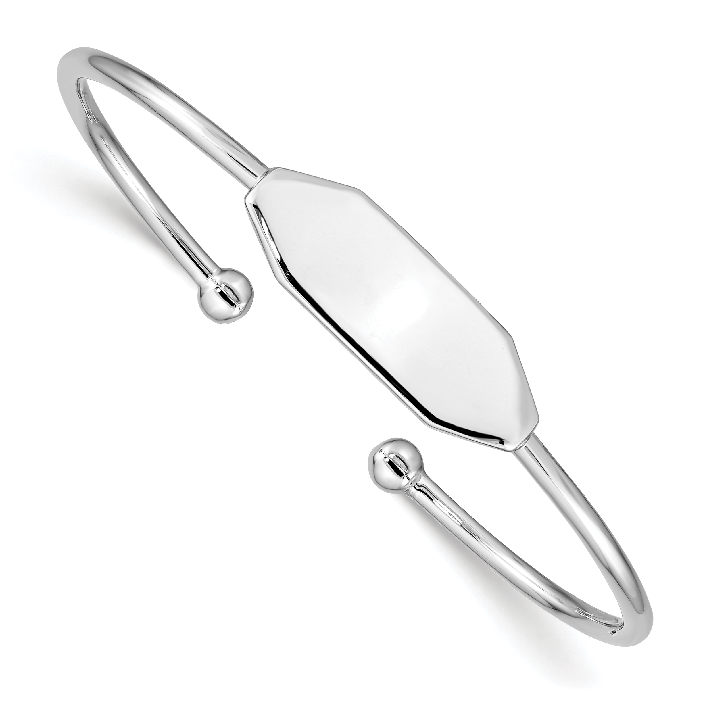 925 Silver Celtic Baby Expander ID Bangle P702014