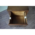 thumbnail image 4 of Crafters and Weavers Arts and Crafts 24" 2-Drawer Wood File Cabinet in Walnut, 4 of 5