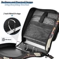 thumbnail image 4 of FORMRS Zipper Binder with Shoulder Strap 2-inch Ring 500 Sheet Capacity File Bag, Colorful Skeleton with Cloud, 4 of 5