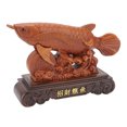 thumbnail image 2 of Adorno Feng Shui Chino, Adornos De Pez Dragón De La Suerte Decorativos Exquisitos Para El Hogar ANGGREK Descripción de la referencia, 2 of 5