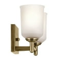 thumbnail image 6 of 45573NBR Kichler Lighting Shailene - 2 Light Bath Vanity Approved for Damp Locations - with Transitional inspirations - 8.25 inches tall by 12.5, 6 of 6