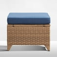 thumbnail image 2 of POCASSY Wicker Outdoor Ottoman with Cushions, 2 of 6