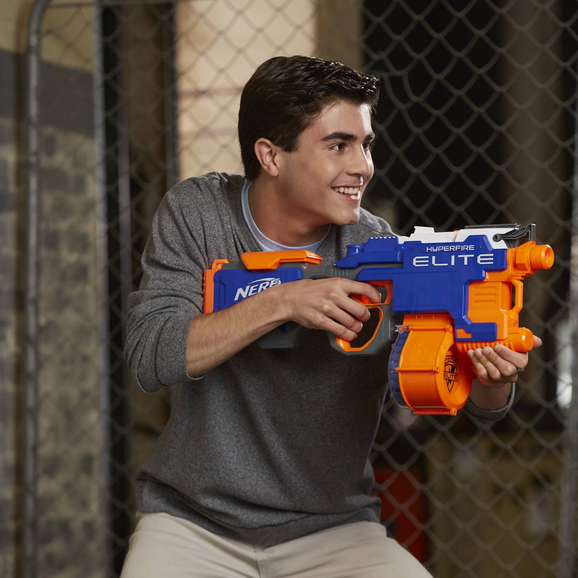 Nerf Hyper-Fire Pistol Blue