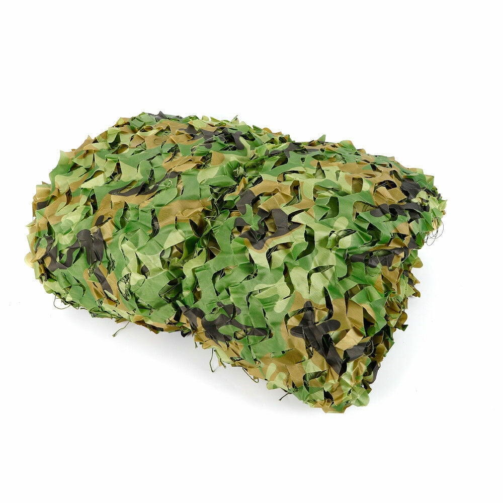Woodland Camouflage Army Net, Military Camo Camping Hunting Netting Hide Cover Net 26ft x 26ft