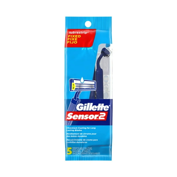 Gillette Sensor2 Disposable Razors 5 Ct Pack