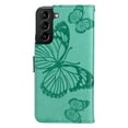 thumbnail image 6 of Nalacover For Samsung Galaxy S22 Plus Case,Luxury Embossed Butterfly PU Leather Flip Kickstand Magnetic Card Wallet Shockproof Protective Cover with Wrist Strap.For Samsung Galaxy S22 Plus,Green, 6 of 11