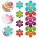 thumbnail image 4 of TOPBATHY - 10 pegatinas autoadhesivas antideslizantes con diseño de flores de colores, calcomanías creativas para baños, bañeras y duchas., 4 of 5