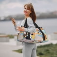 thumbnail image 6 of Zofaai Bluey Pattern Hand Travel Bag, Adjustable Shoulder Strap Waterproof Travel Carry-On Duffel Bag for Unisex, 6 of 7