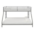 Mainstays Small Space Junior Twin over Full Low Profile Metal Bunk Bed