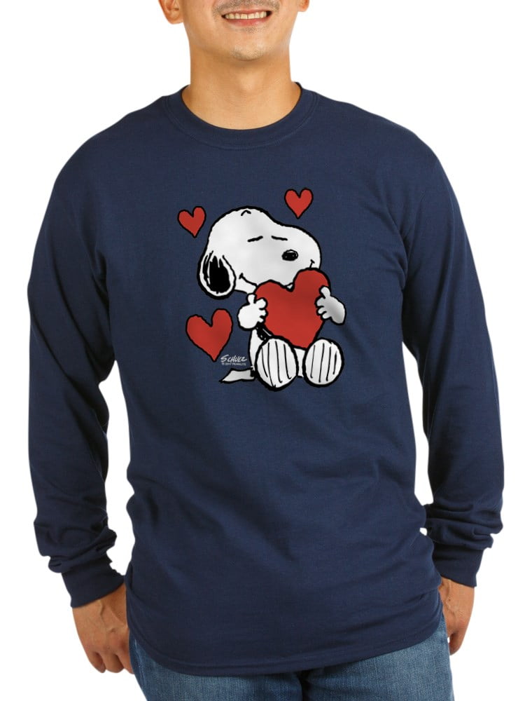 CafePress - CafePress - Peanuts: Snoopy Heart Long Sleeve T Shirt ...