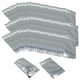 thumbnail image 1 of Bolsas de aluminio Mylar mate resellables con cierre hermético (paquete de 100) para frijoles y frutos secos Los 9x16cm, 1 of 7