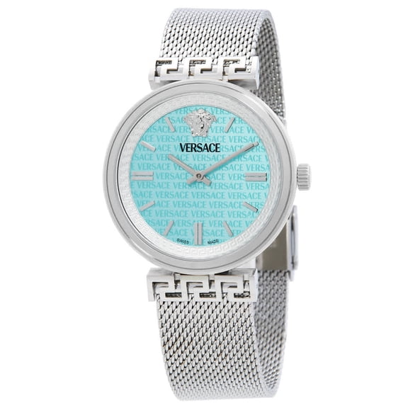 Versace Mythos Quartz Turquoise Dial Ladies Watch VETCA0324