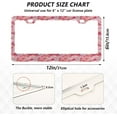 thumbnail image 2 of Coolnut Pink Wave License Plate Frames 2 Packs,License Plate Covers,Universal Aluminum Tag Frame for Front and Rear Car Tags155 Home Decor, 2 of 7
