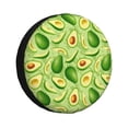 thumbnail image 1 of Fotbe Green Avocado Funda de Llanta de Repuesto con Estampado, Engrosada, Ajuste Universal para Jeep, Remolque, RV, SUV, Camión-14 inch, 1 of 6