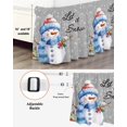thumbnail image 3 of Merry Christmas Bed Skirt Snowman with Grey Bed Skirts King Size 16 Inch Drop, Wrap Around Dust Ruffle&nbsp;Bedskirt with Adjustable Elastic Belt for Queen Size Beds, 3 of 7